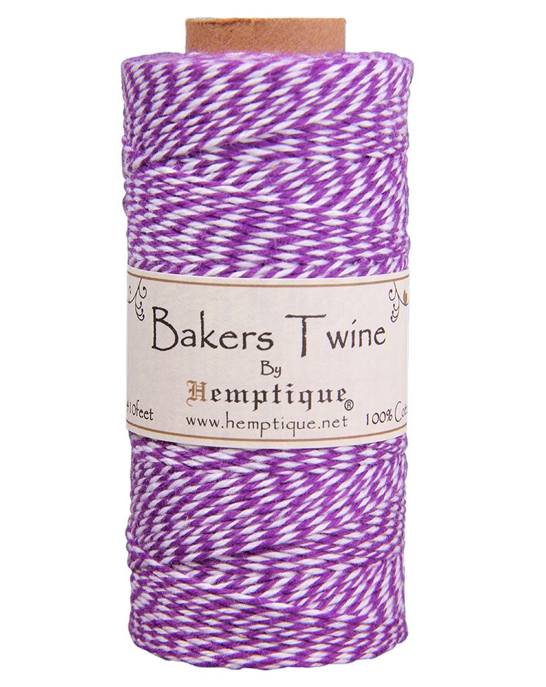 Hemptique Cotton Bakers Twine 2-Ply Spools Eco Friendly Sustainable Naturally Grown Jewelry Bracelet Making Paper Crafting Scrapbooking Bookbinding Mixed Media Crocheting Macrame Seasonal Holiday Gift Wrapping Outdoor Gardening