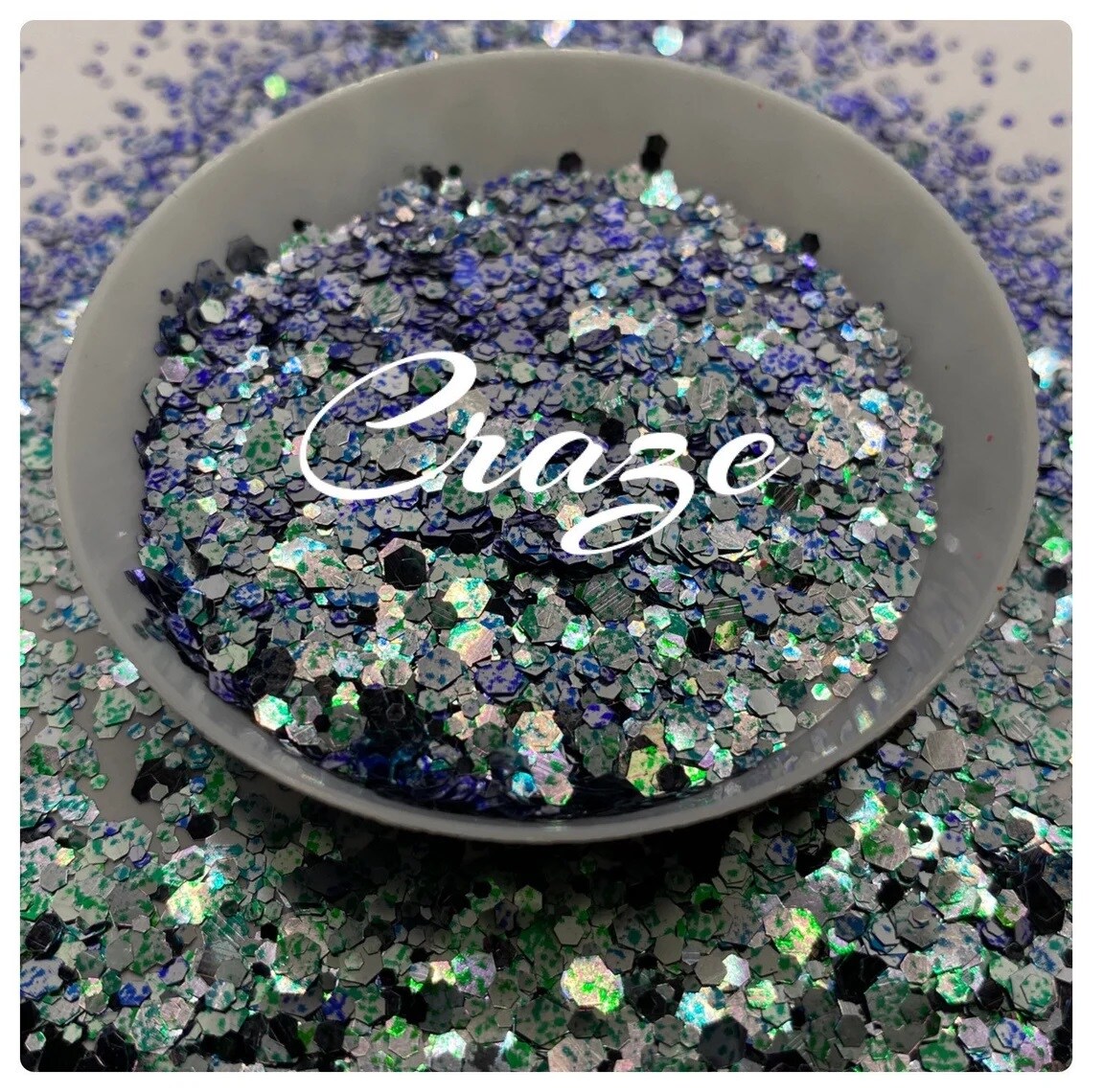 Craze: Metallic chunky glitter 1oz