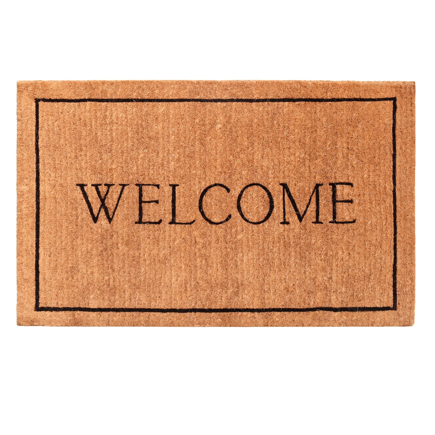 Welcome Border 100% Coir Doormat