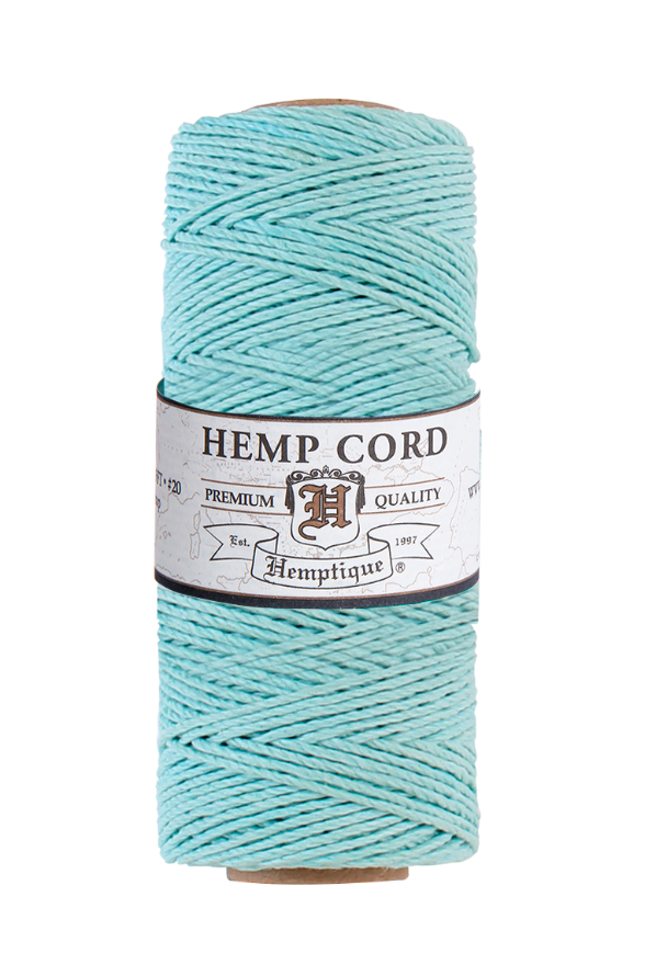 Hemptique 1mm #20 Hemp Cord Spools Jewelry Making Macrame Crochet Crafting Gift Wrapping