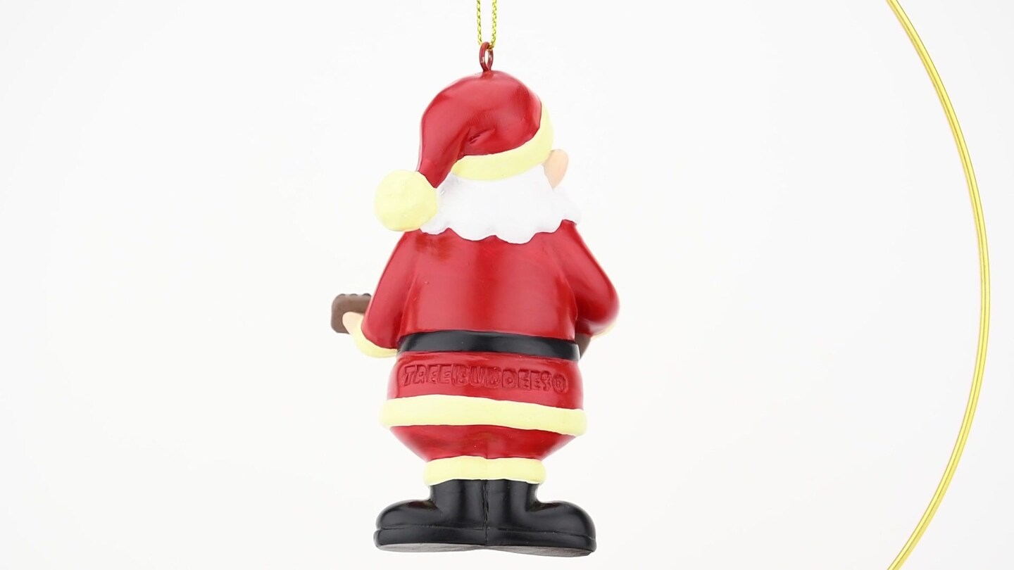 Rockin Around The Christmas Tree Guitar Playing Santa Ornament