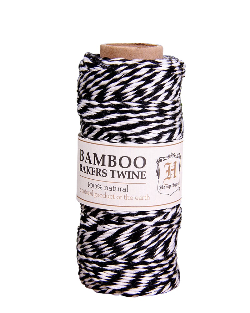 Hemptique Bamboo Bakers Twine Spools Eco Friendly Sustainable Naturally Grown Jewelry Bracelet Making Paper Crafting Scrapbooking Bookbinding Mixed Media Crocheting Macrame Seasonal Holiday Gift Wrapping Outdoor Gardening