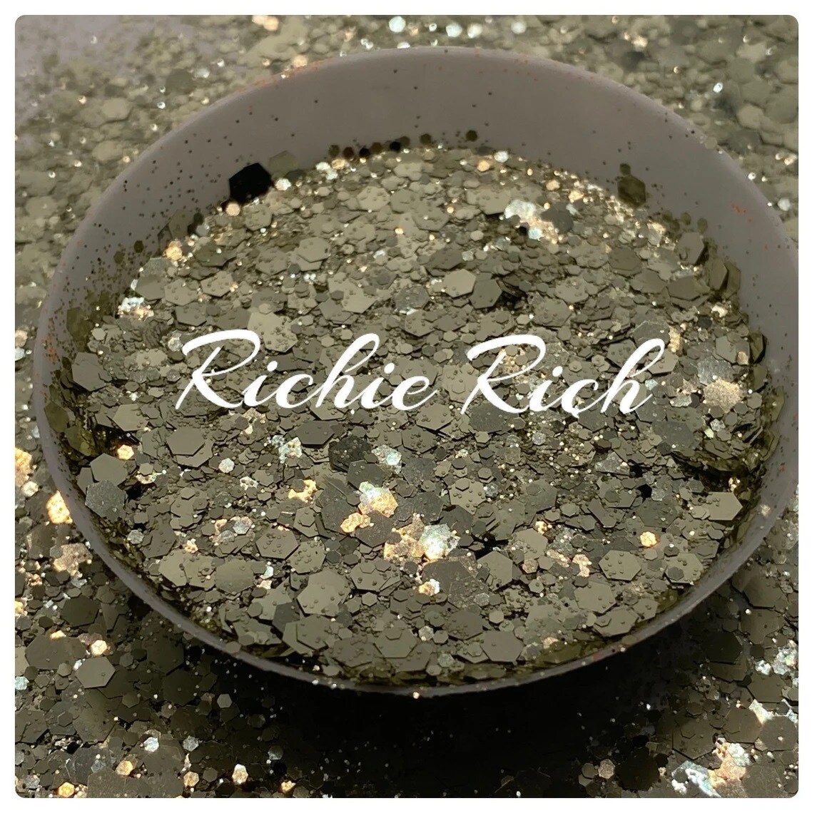 Richie Rich: Metallic chunky glitter 1oz