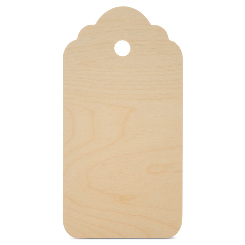 Wood Gift Tag Cutout, Multiple Sizes Available, Unfinished Tags for Gifts and Christmas | Woodpeckers