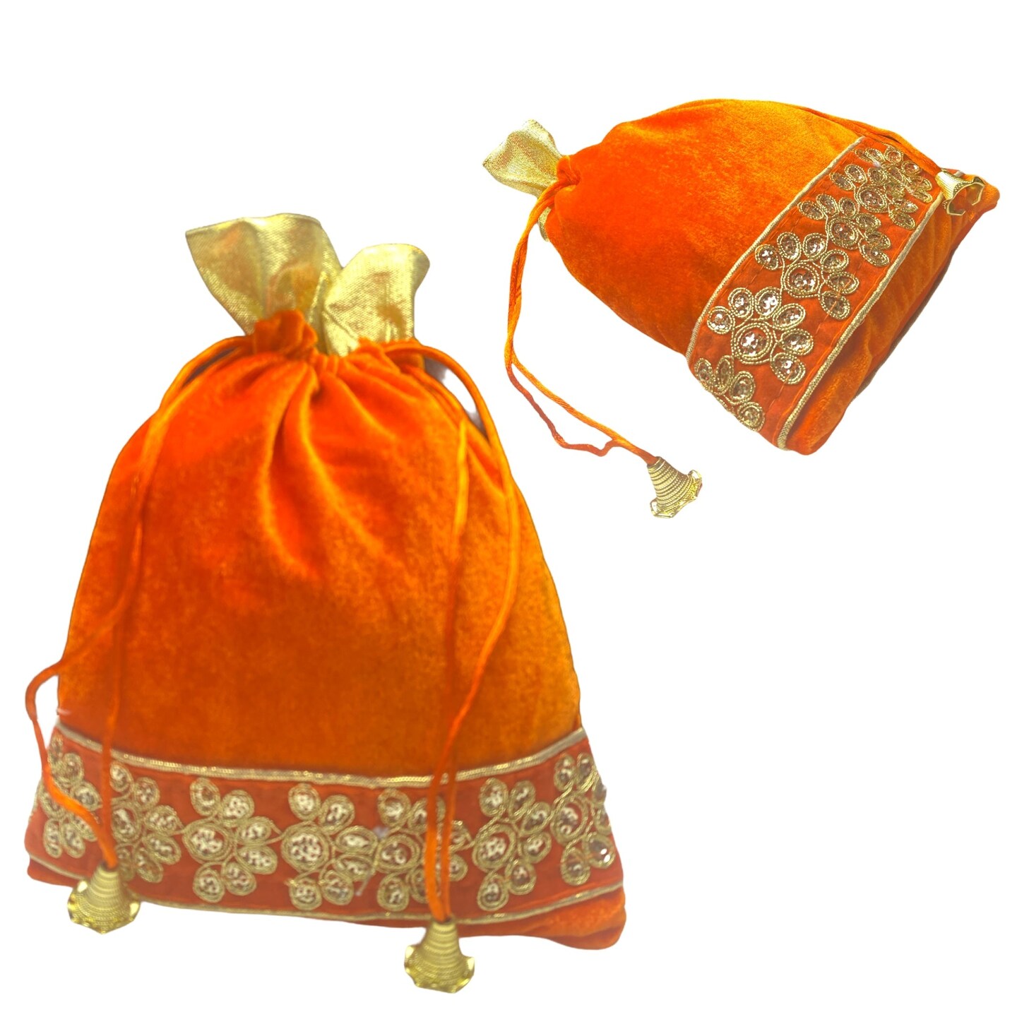 Zari Potli Bags, Favor, Indian Muslim Punjabi Wedding Favor, Diwali