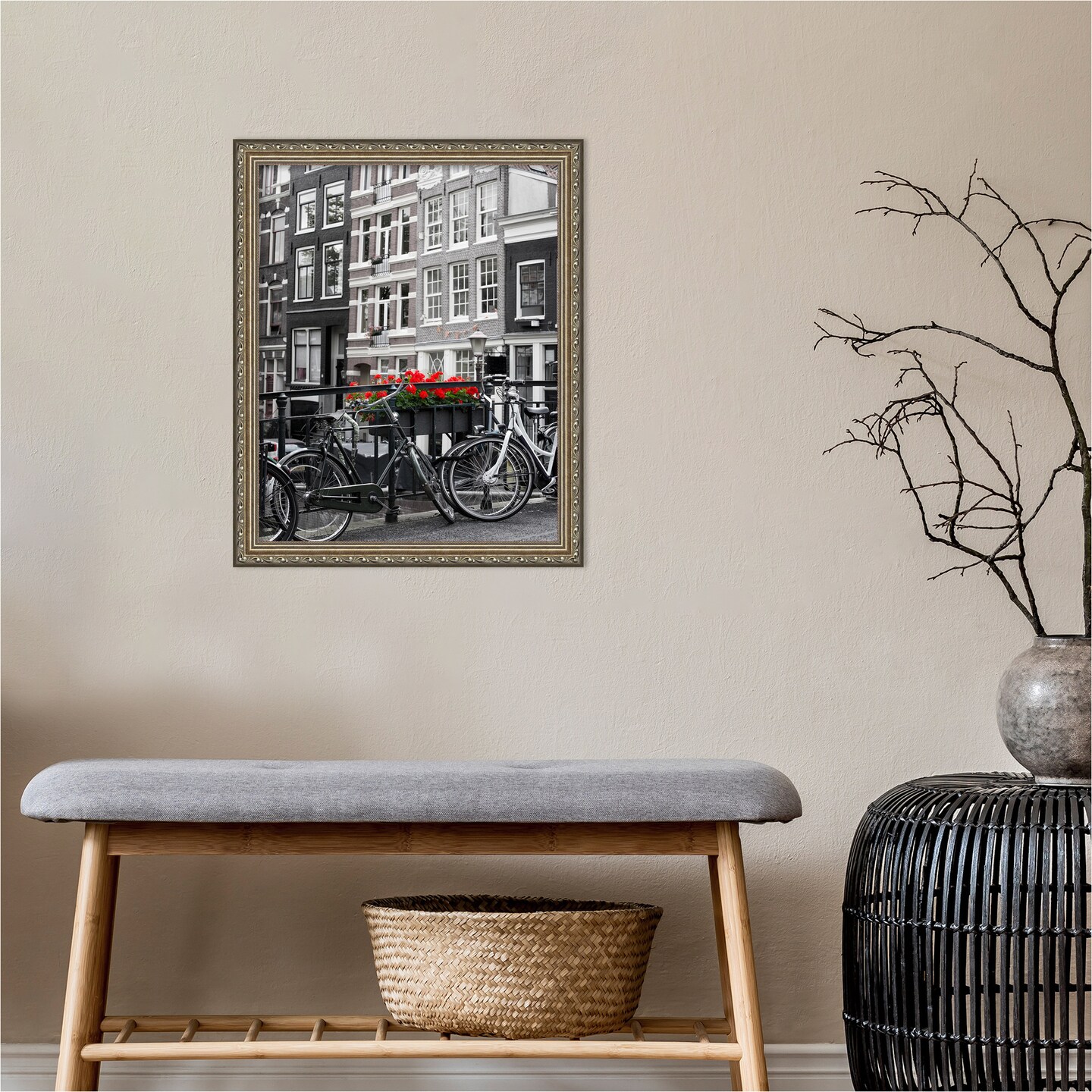 Parisian Silver Wood Picture Frame