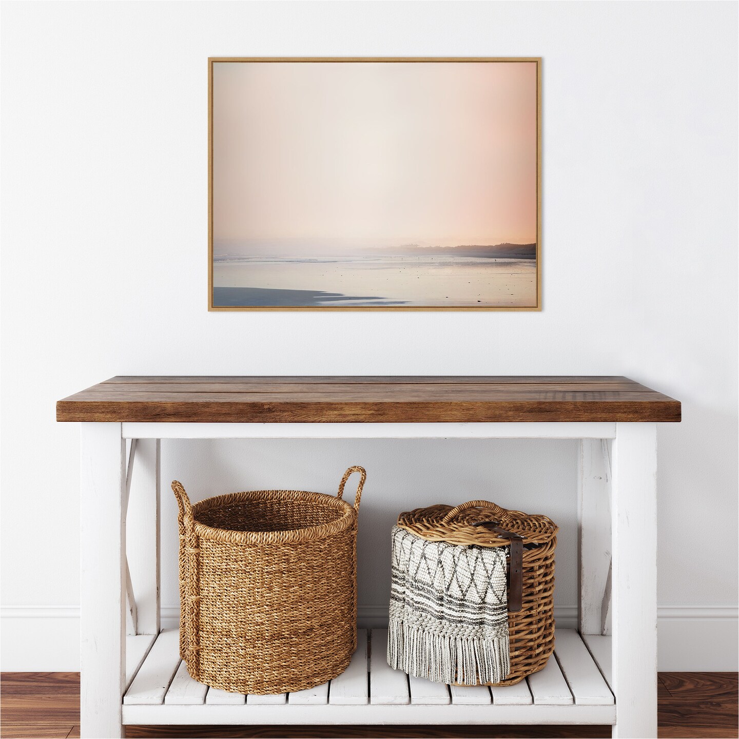 Currumbin Sandy Beach by Urban Road Canvas Wall Art Print Framed
