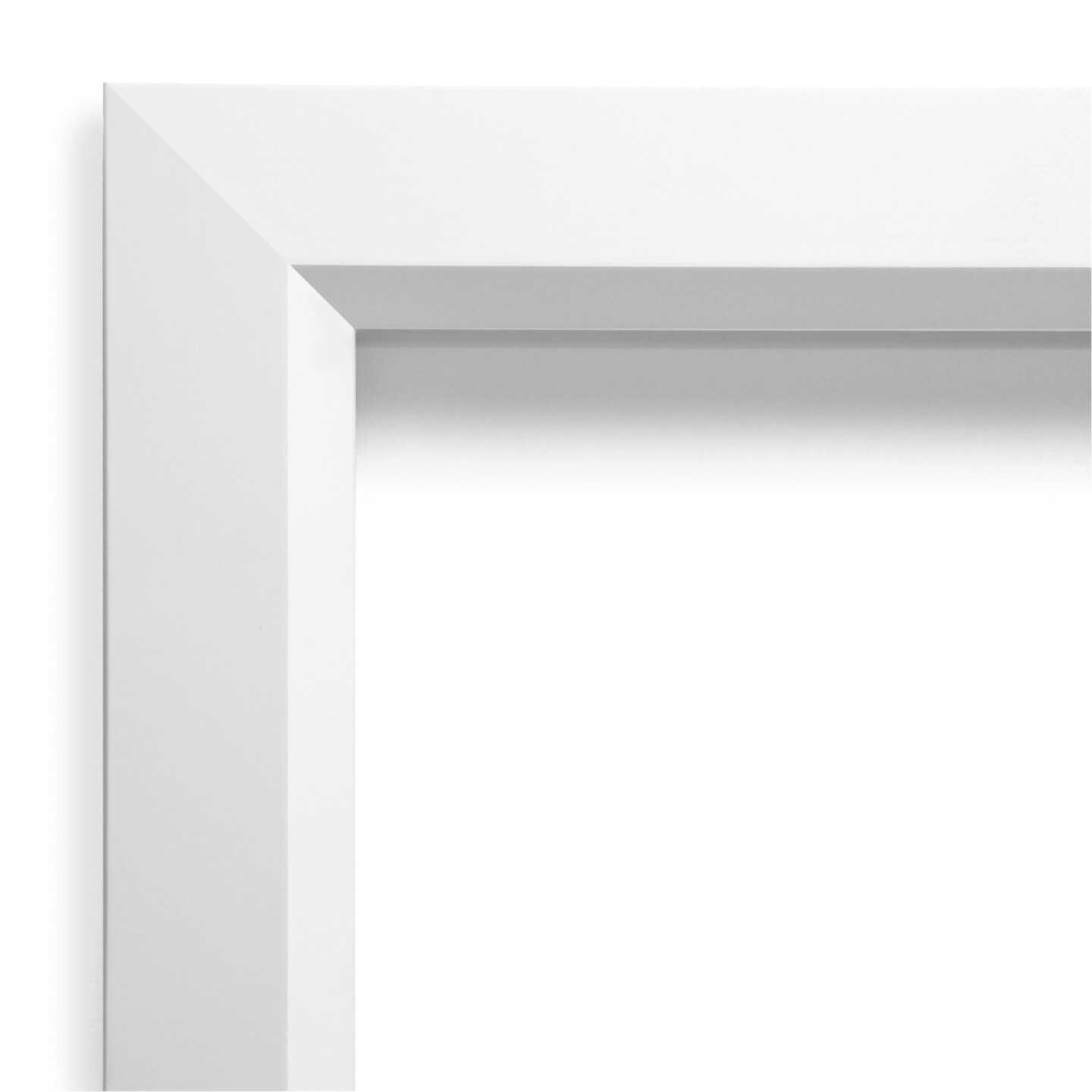 Blanco White Wood Picture Frame