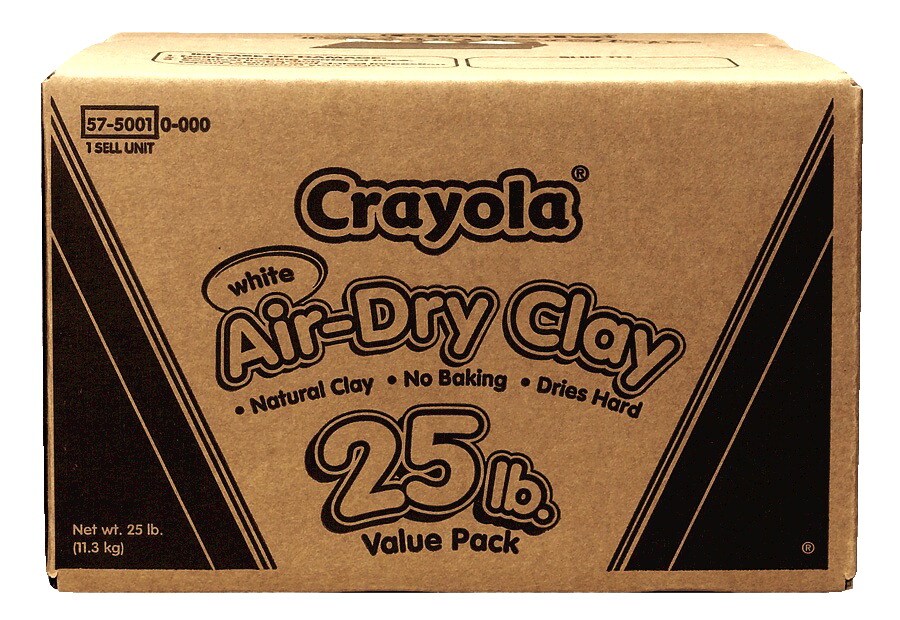 Crayola AirDry Durable Modeling Clay, 25 lbs, White Active Play Michaels