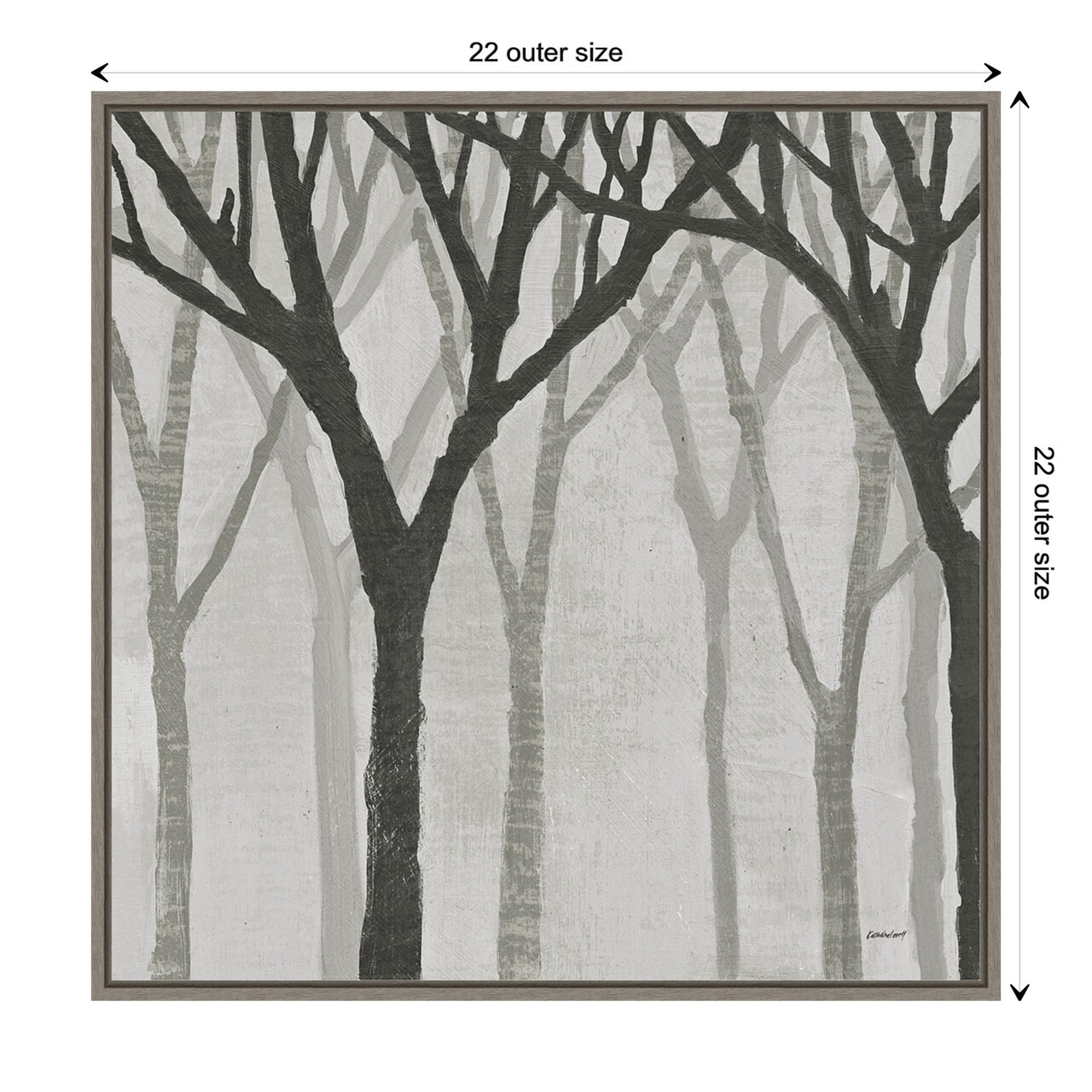 Canvas Spring Tree Spring Trees Greystone I by Kathrine Lovell Canvas Art Framed | Michaels