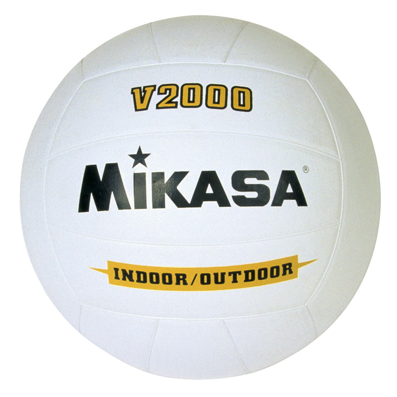 Mikasa V2000 Premium Rubber Volleyball, White Arts & Crafts Supplies