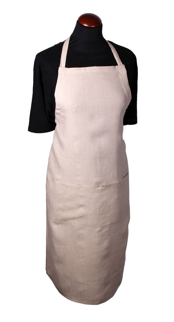 Hemptique Hemp Kitchen Apron Home Kitchen Cooking Apparel Eco Friendly AZO Dye Free Sustainable Naturally Grown Fiber Gift for Mom