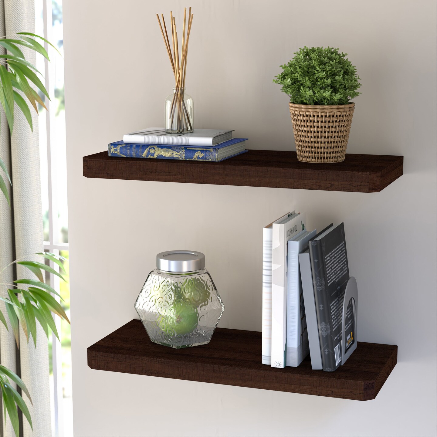 Soho Floating Shelf 24", Espresso Michaels