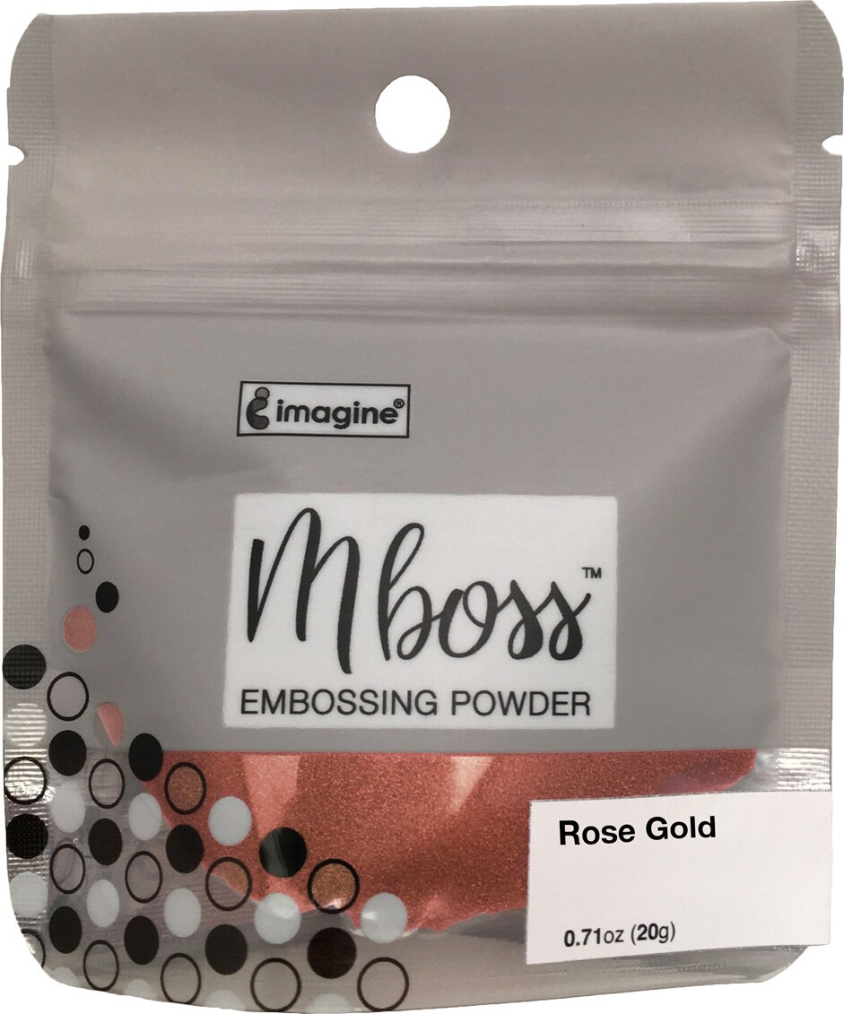 Imagine Mboss Embossing PowderRose Gold Stencils & Forms Michaels