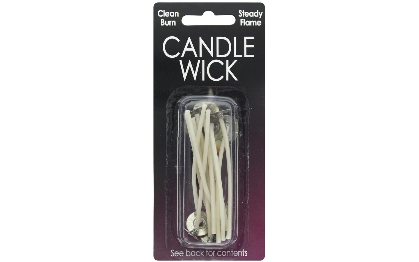 Pepperell Candle Wick Tab Prewaxed Wire Med 3&#x22;12pc