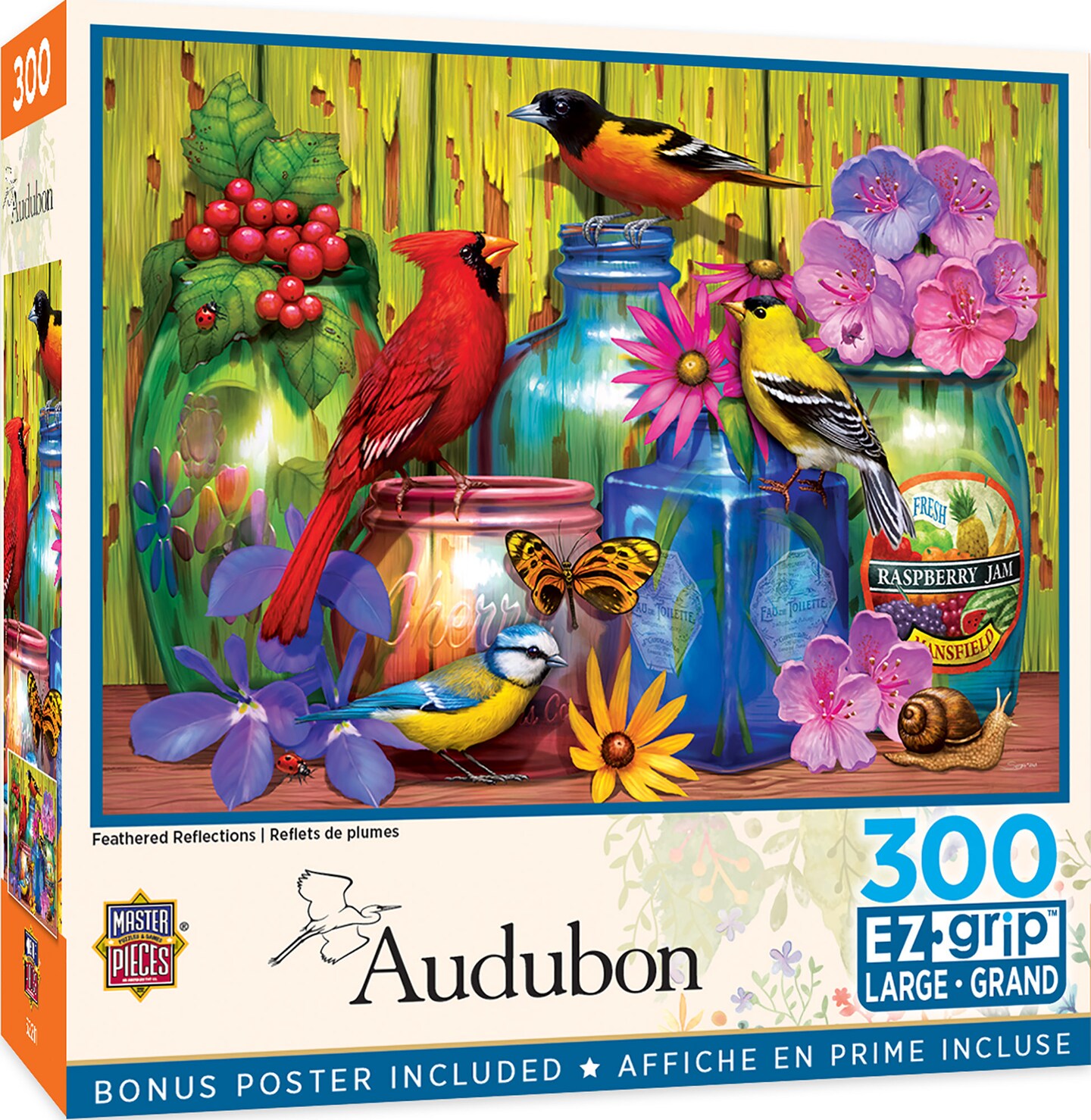 MasterPieces 300 Piece EZ Grip Jigsaw Puzzle Feathered Reflections