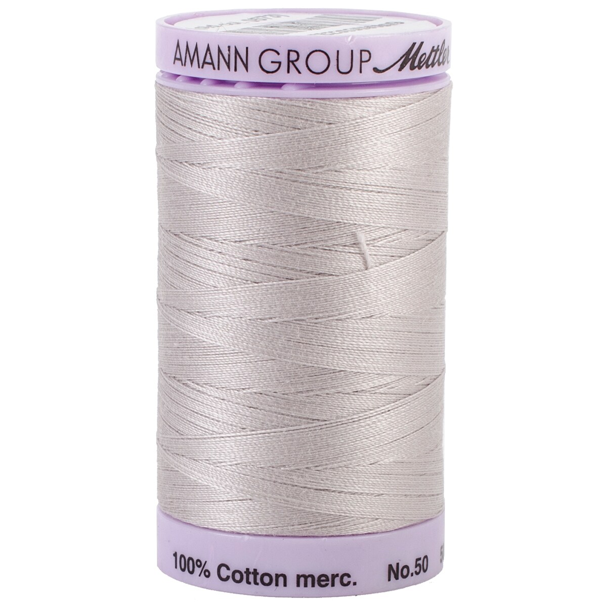 Mettler Silk Finish Cotton Thread 50wt 547ydCloud Gray Threaders