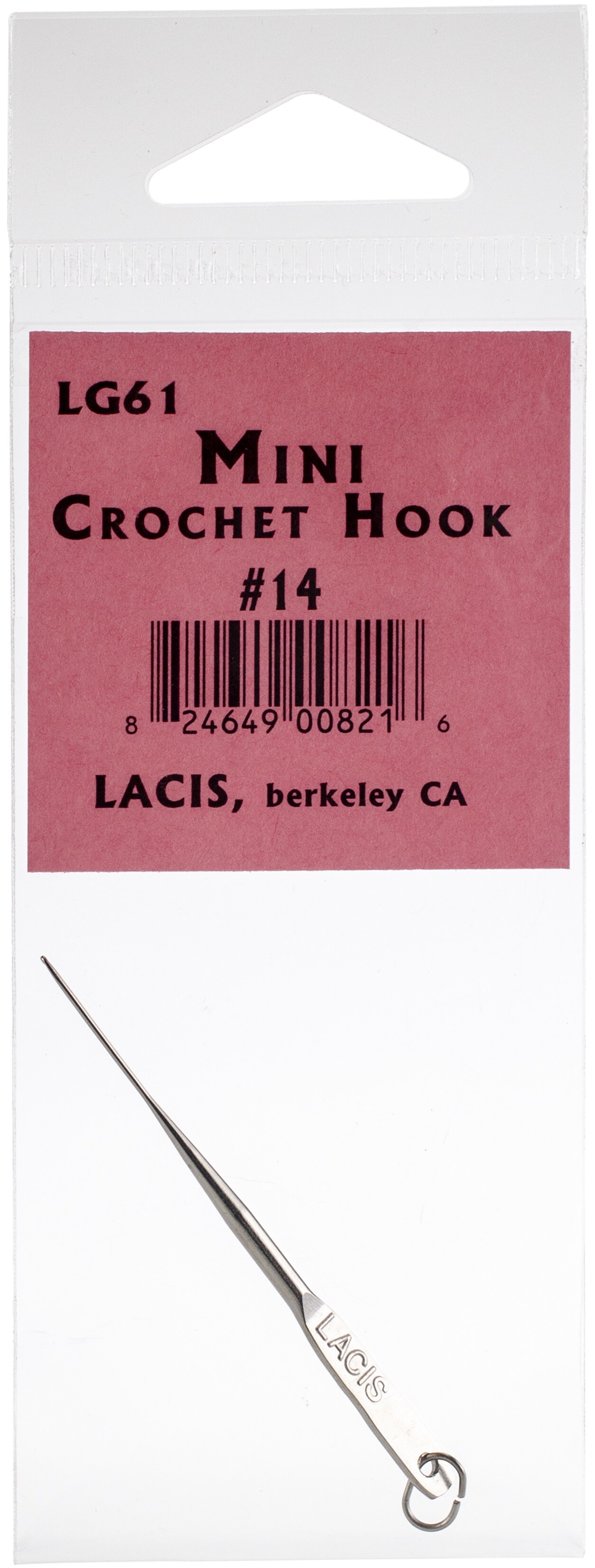 Lacis Mini Crochet Hook 2.25"14 Stencils & Forms Michaels