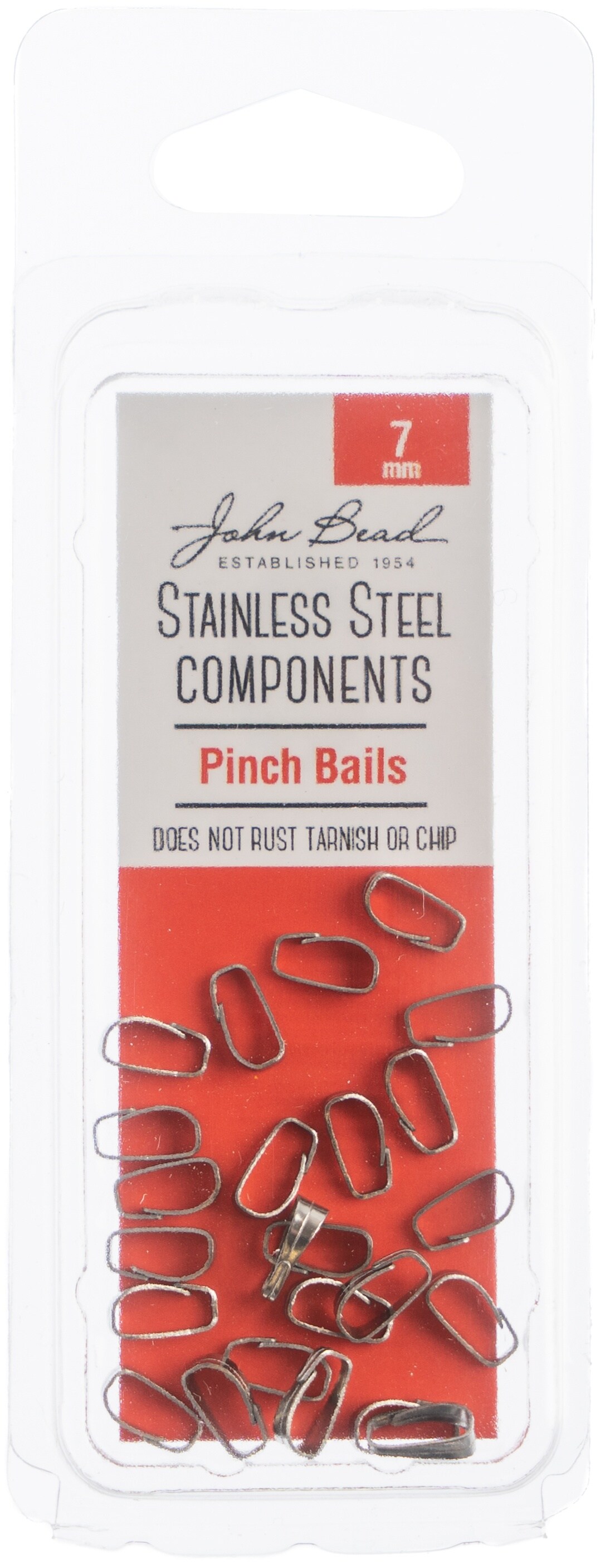 Stainless Steel Pinch Bail 24/Pkg7mm Stencils & Forms Michaels