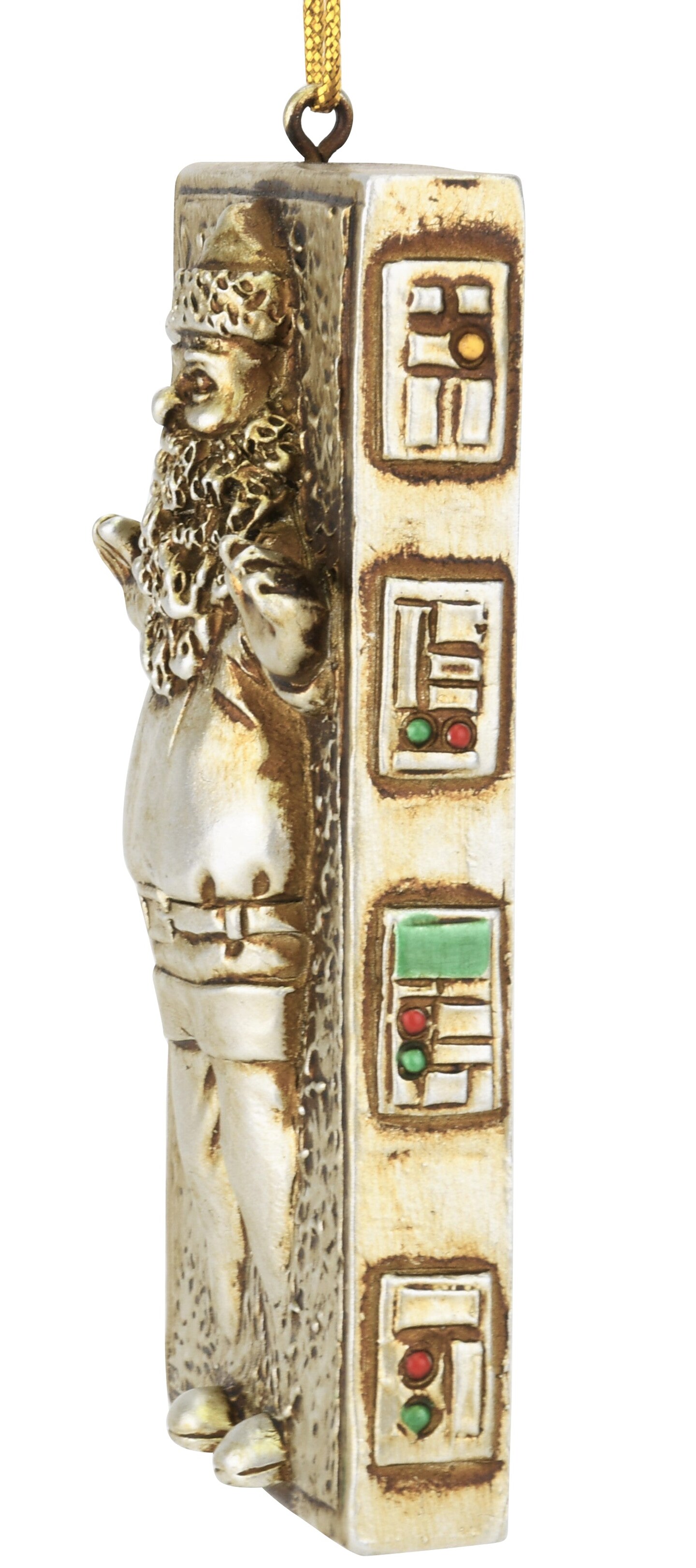 Tree Buddees Santa Frozen in Carbonite Funny Parody Christmas Ornament