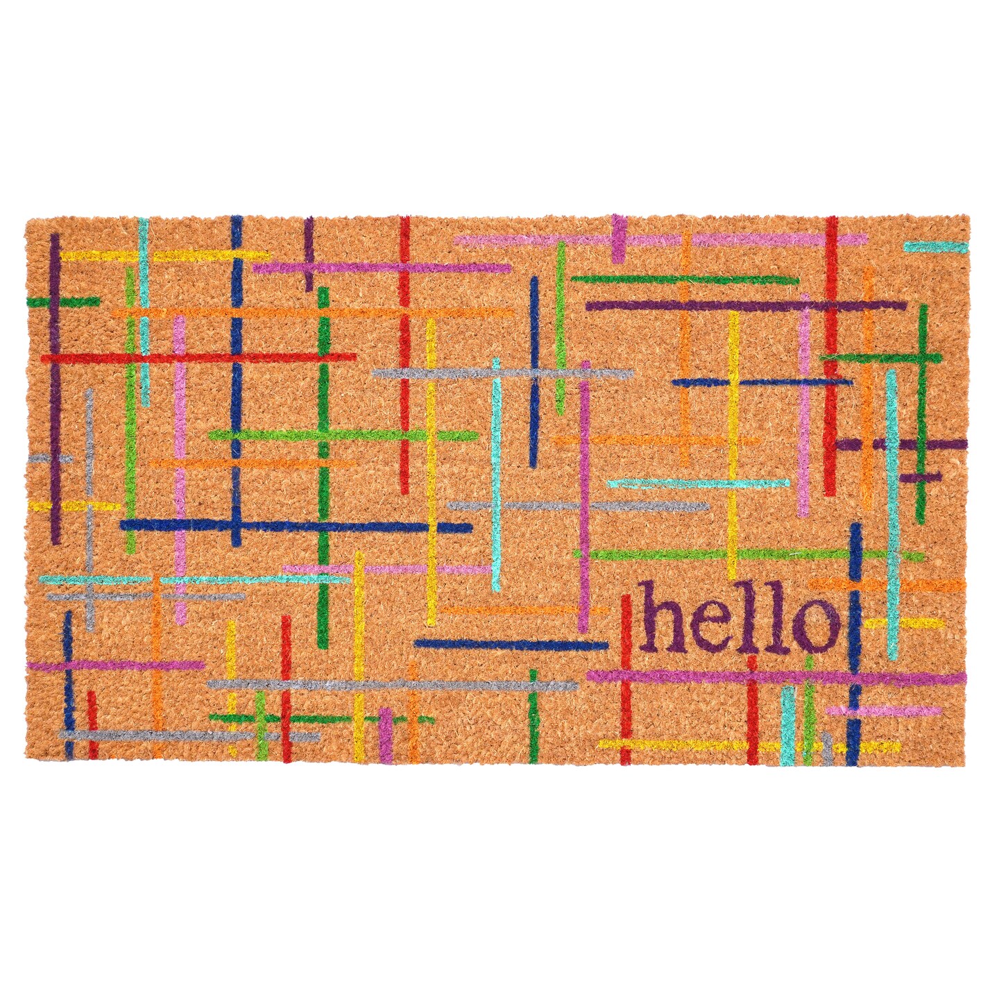 Colorful Lines Doormat