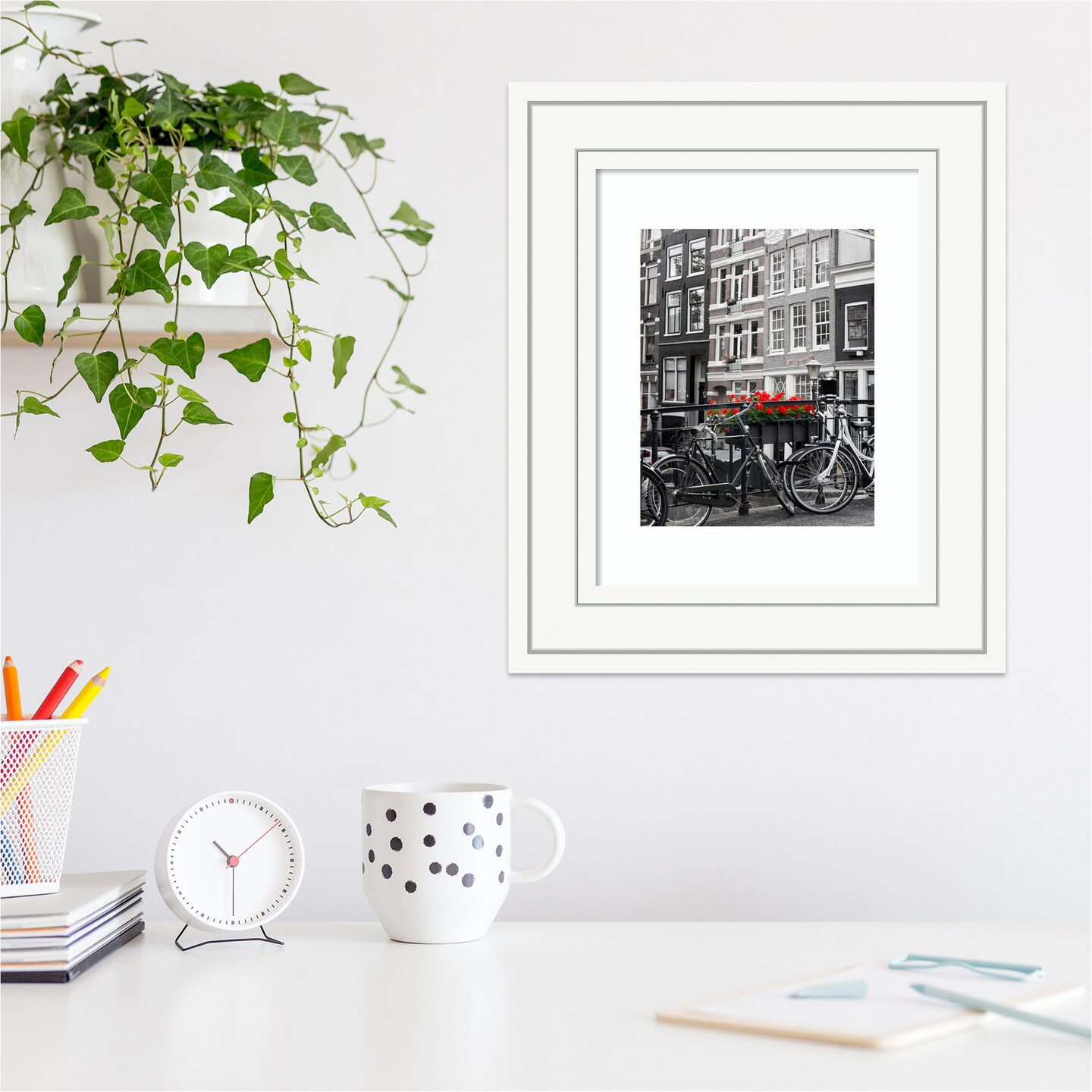 Craftsman White Wood Picture Frame