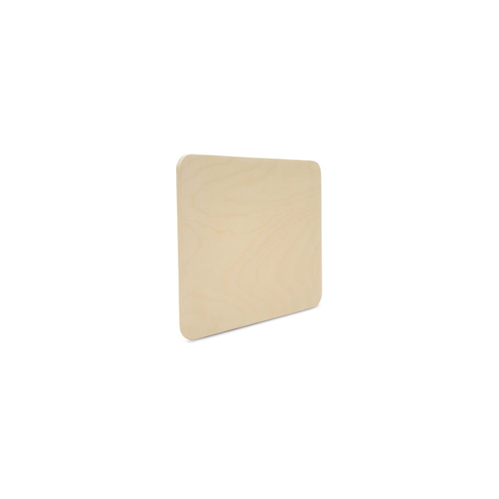 Wood Rectangle Plaque , 1/4 Thick Rounded Edged Blank Wood Sign | Woodpeckers