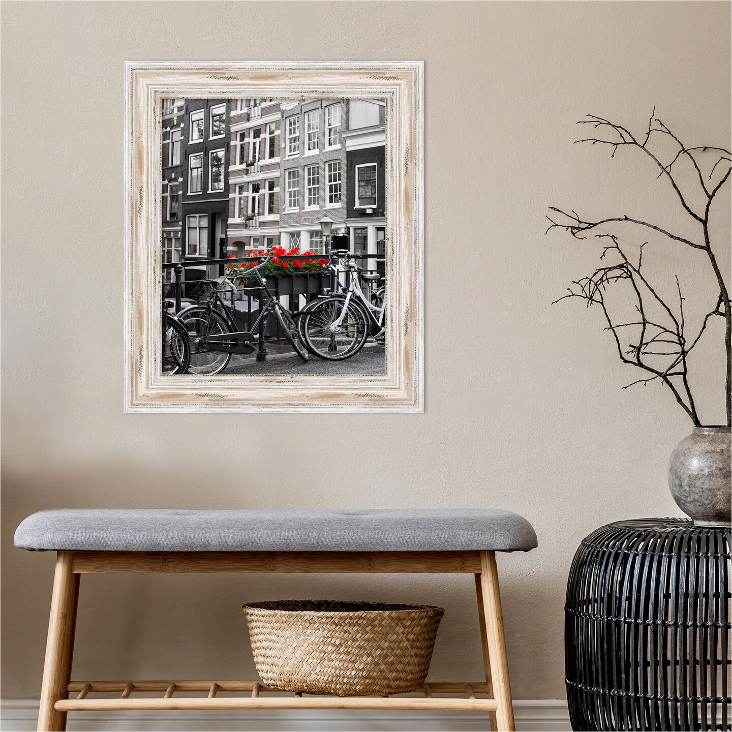 Alexandria Wood Picture Frame, Photo Frame, Art Frame