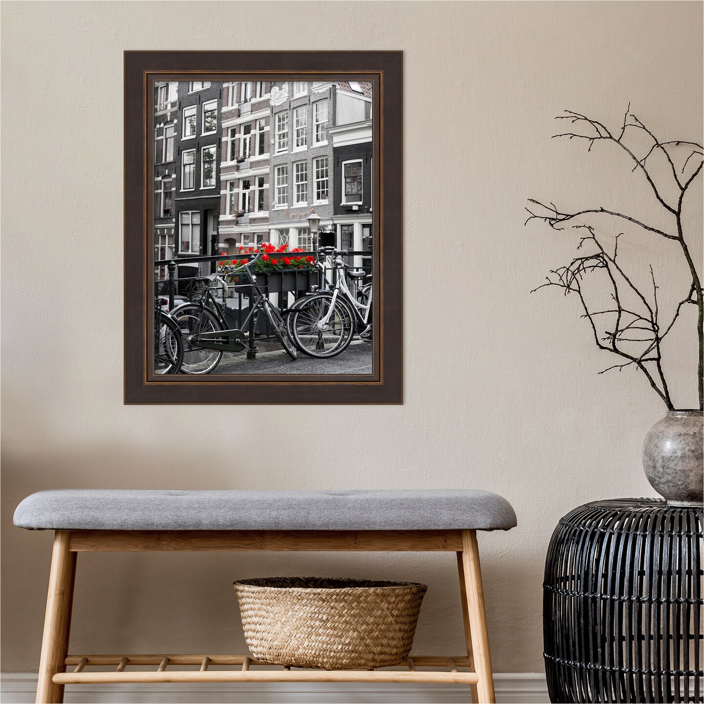 Lara Bronze Wood Picture Frame