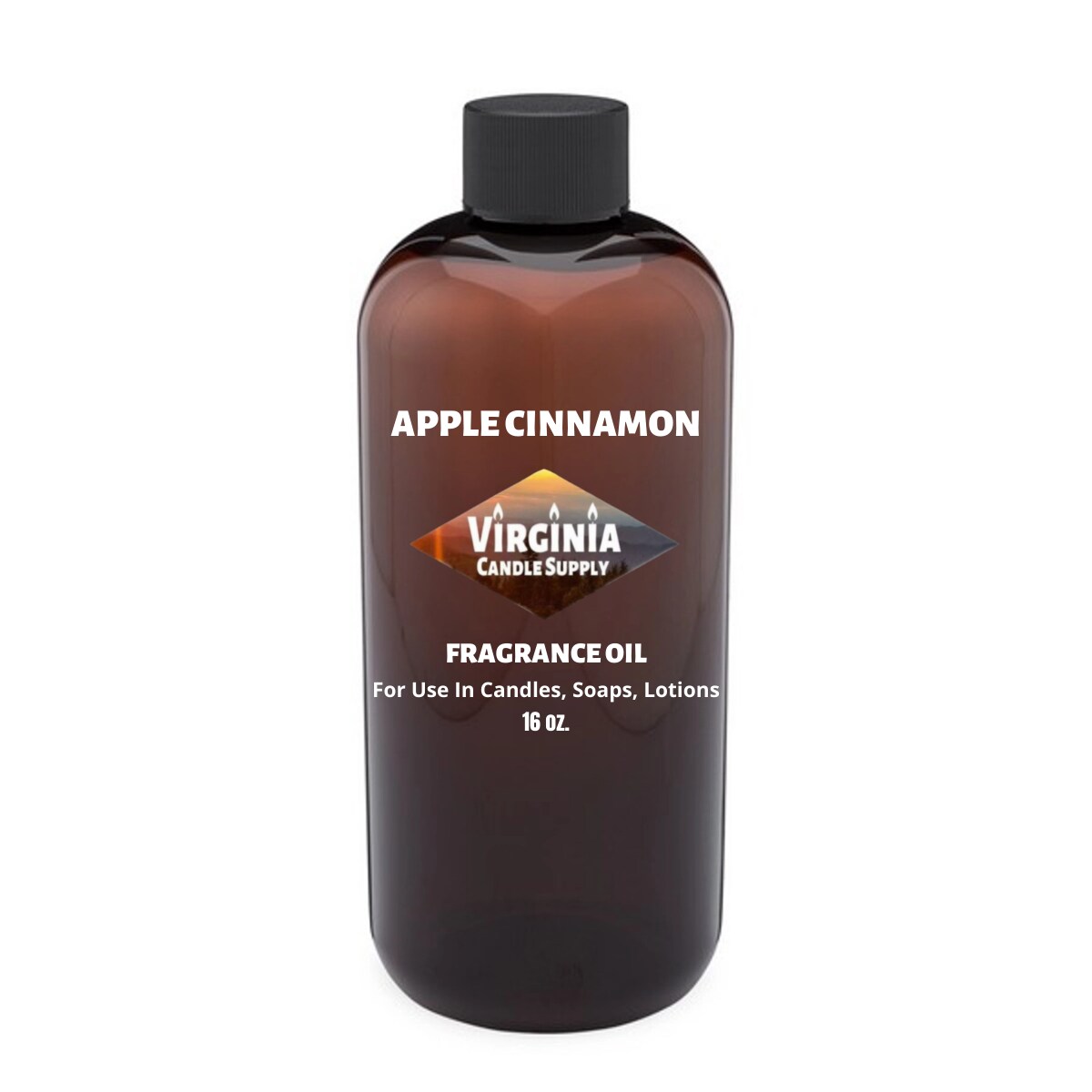 Apple Cinnamon Fragrance Oil (16 oz Bottle) for Candle Making, Soap Making, Tart Making, Room Sprays, Lotions, Car Fresheners, Slime, Bath Bombs, Warmers…