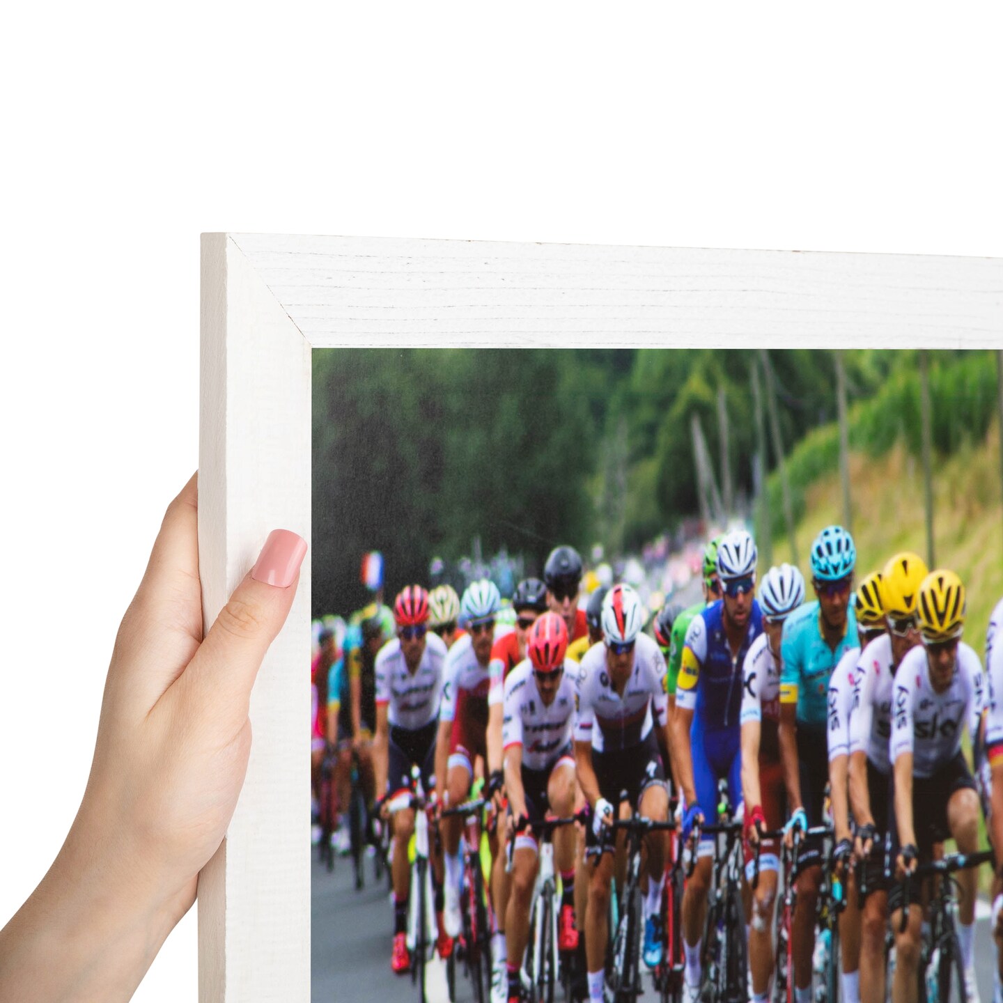 ArtToFrames 10x20 Inch Picture Frame, This 1.5 Inch Custom Wood Poster Frame is Available in Multiple Colors, Great for Your Art or Photos - Comes with Regular Glass and Corrugated Backing (A53GL)