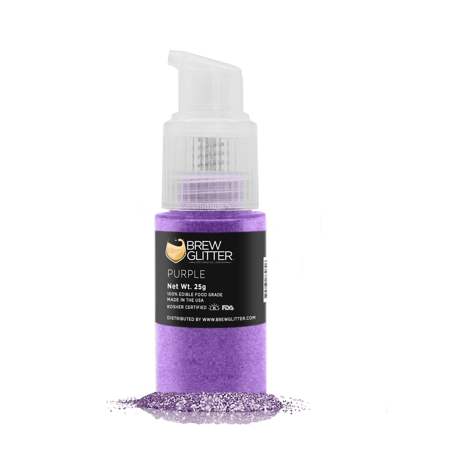Halloween Green &#x26; Black Brew Glitter Spray Pump 4PC Set