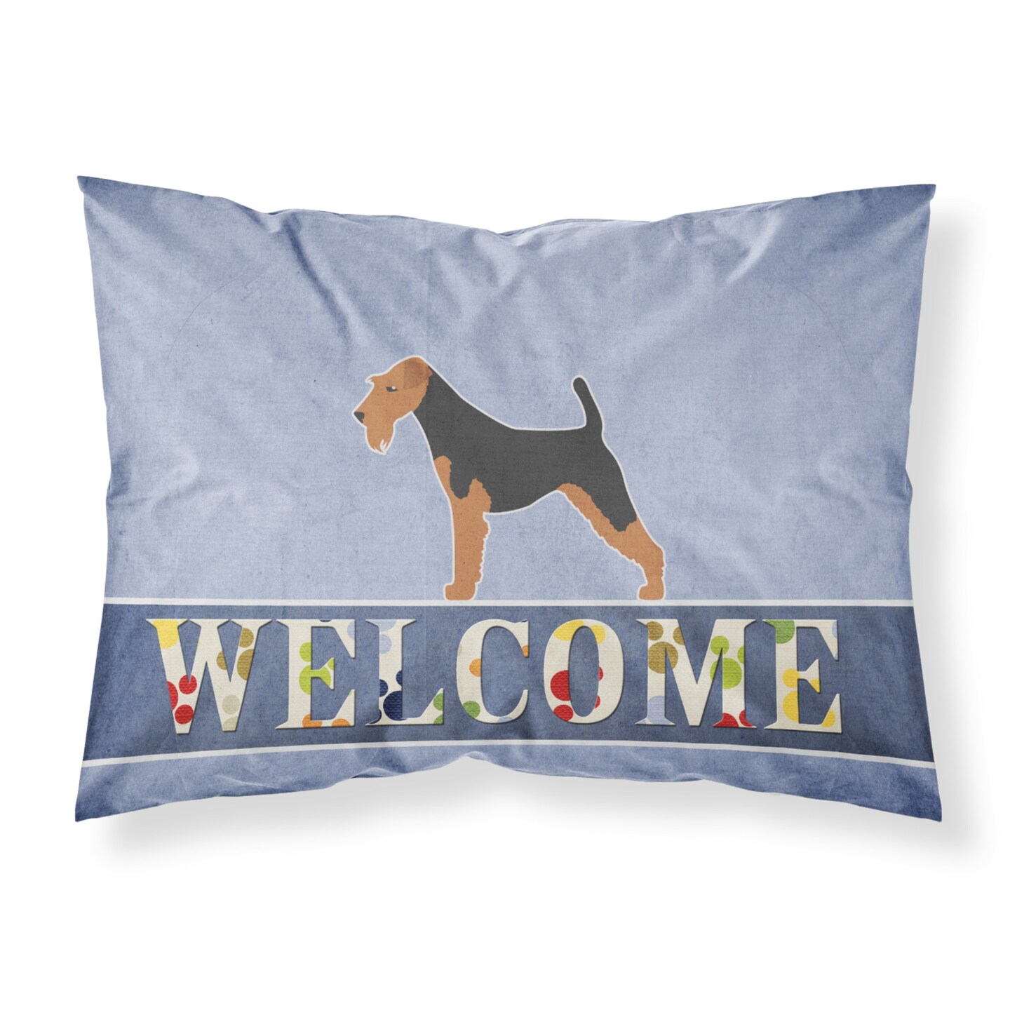 &#x22;Caroline&#x27;s Treasures Airedale Terrier Welcome Pillowcase, Standard,&#x22;