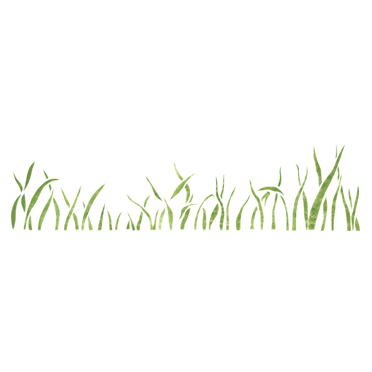 Tall Grass Wall Stencil | 2094 by Designer Stencils | Outdoor Stencils |