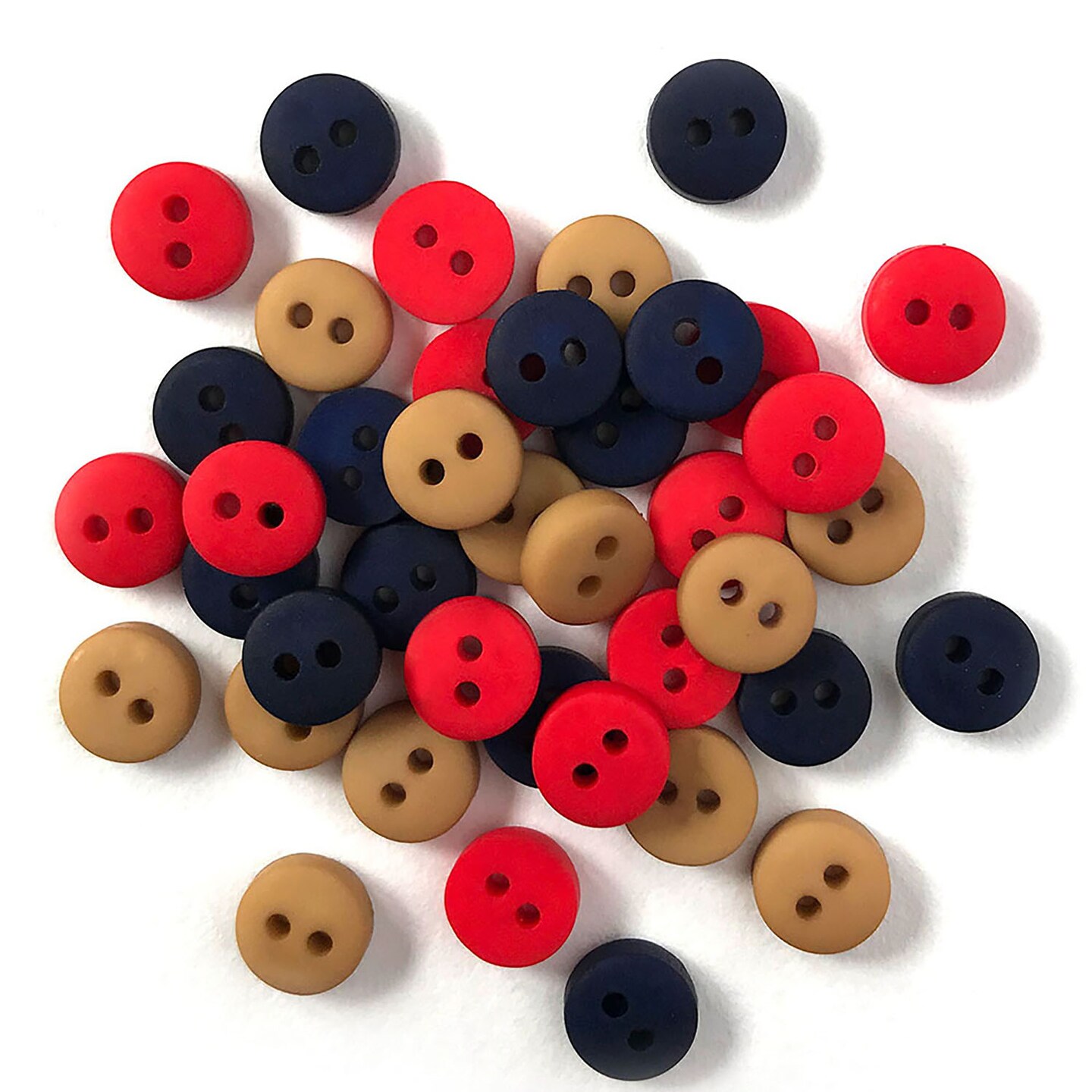 Buttons Galore and More Tiny Craft & Sewing Buttons - Assorted Colors - 105 Buttons