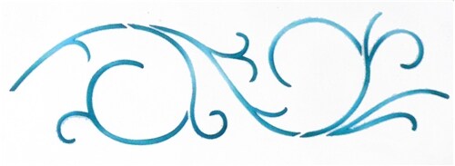 Scrollwork Cake Stencil | C001 by Designer Stencils | Cake Decorating Tools | Baking Stencils for Royal Icing Cakes, Airbrush Cakes, Dusting Powder Cakes | Reusable Plastic Food Grade Stencil for Cakes & Cookies | Easy to Use & Clean