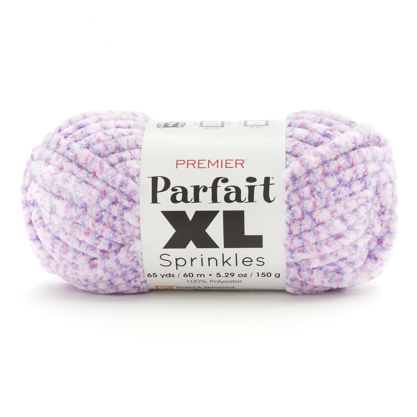 Premier Yarns Parfait XL Sprinkles YarnPetunia Stencils & Forms