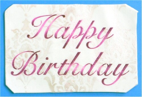 Fancy Happy Birthday Cake Stencil | C241 by Designer Stencils | Stencils for Royal Icing, Airbrush, Dusting Powder |