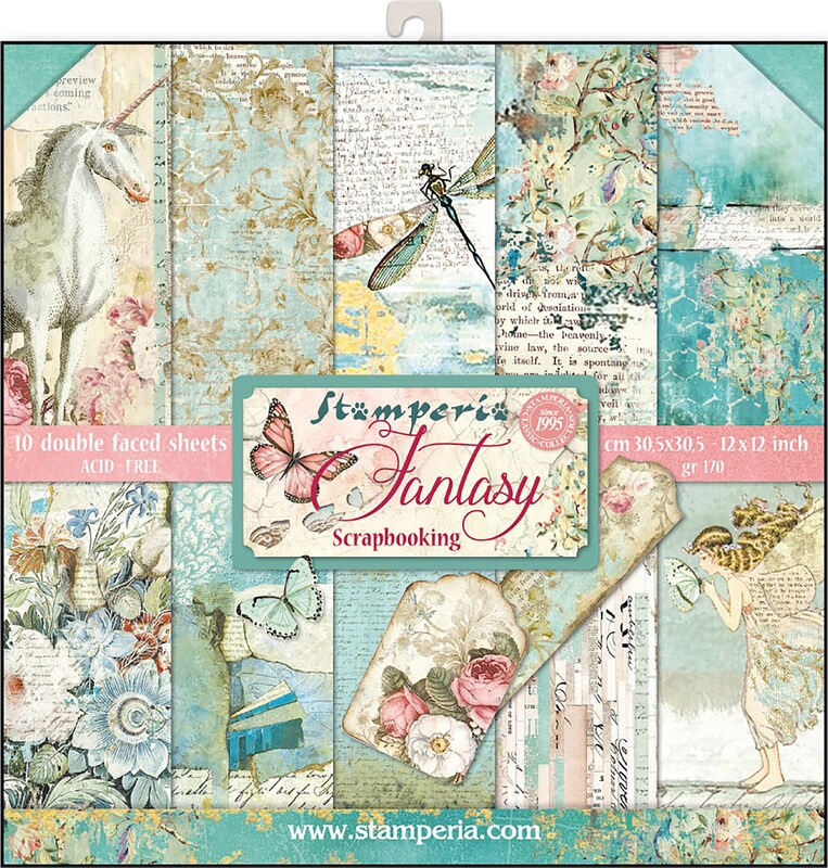 Wonderland 12x12 Paper Pad - Stamperia