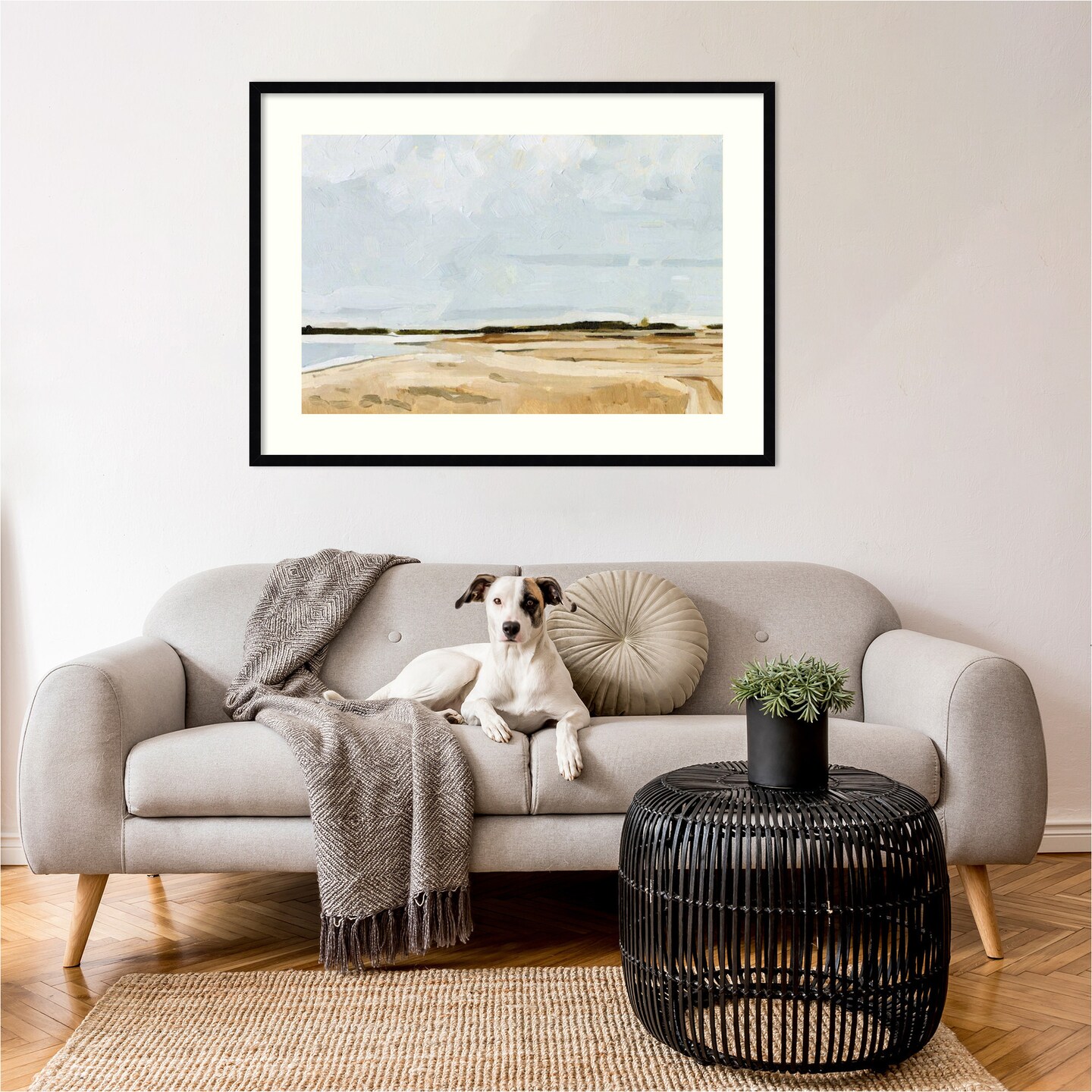 Quiet Coast I by Emma Caroline Wood Framed Wall Art Print