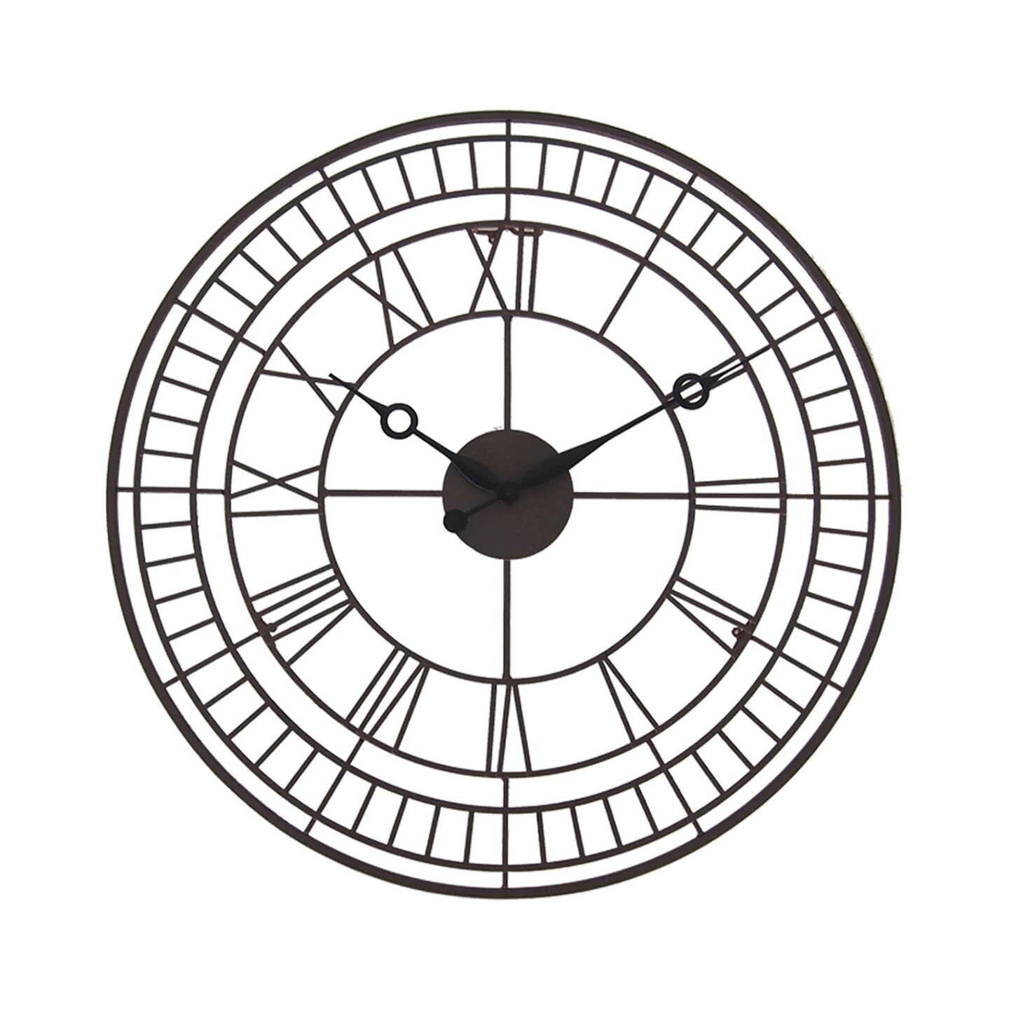 Hermle 24" Black Gallery Round Wall Clock Clocks Michaels