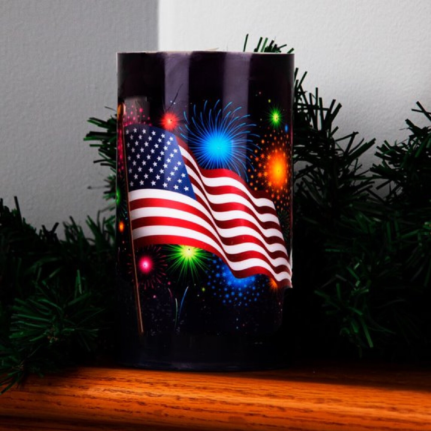 Mod Lighting and Decor 7" Patriotic Fireworks Fiber Optic LED Flameless