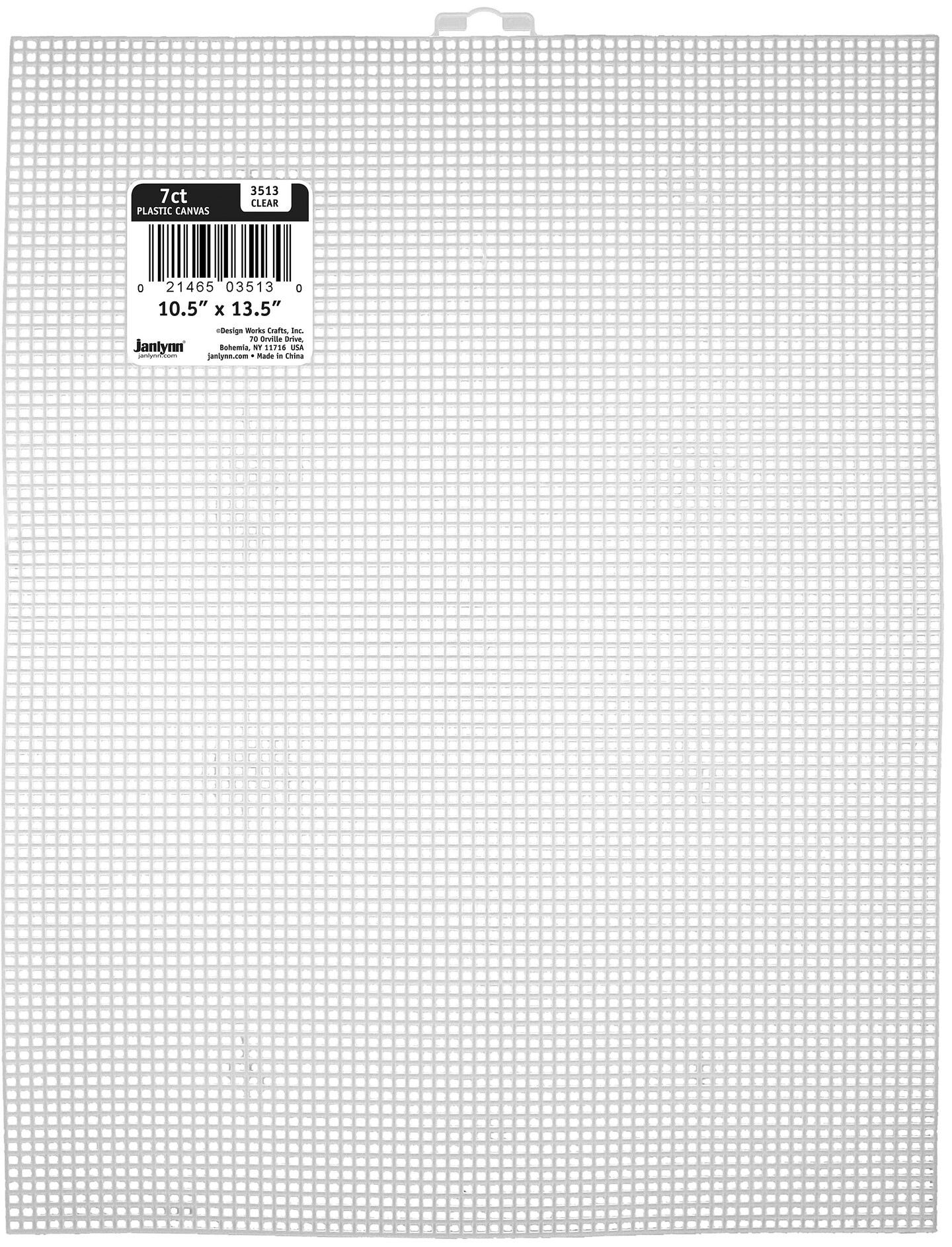Design Works Plastic Canvas 7 Count 10.5"X13.5" 30/PkgClear