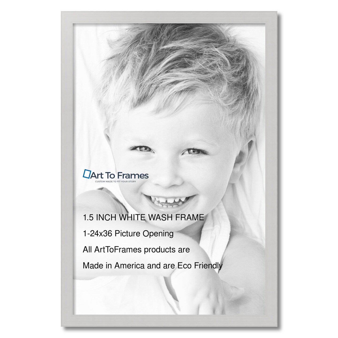 ArtToFrames 24x36 Inch  Picture Frame, This 1.5 Inch Custom Wood Poster Frame is Available in Multiple Colors, Great for Your Art or Photos - Comes with 060 Plexi Glass and  Corrugated Backing (A7RO)