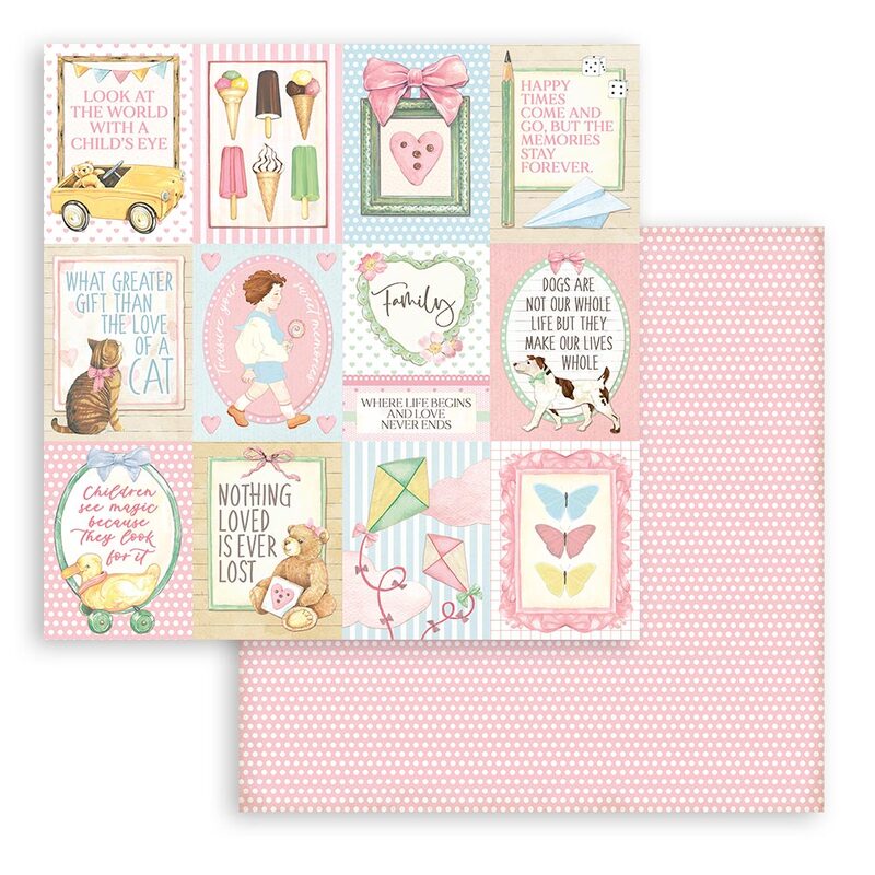 3x4 Cards Paper - Daydream - Stamperia