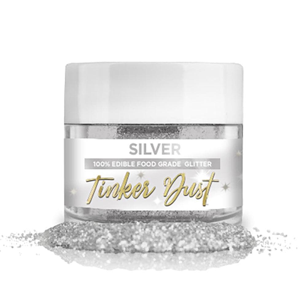 Raiders Football Black Shimmer &#x26; Silver Tinker Dust&#xAE; Glitter Set