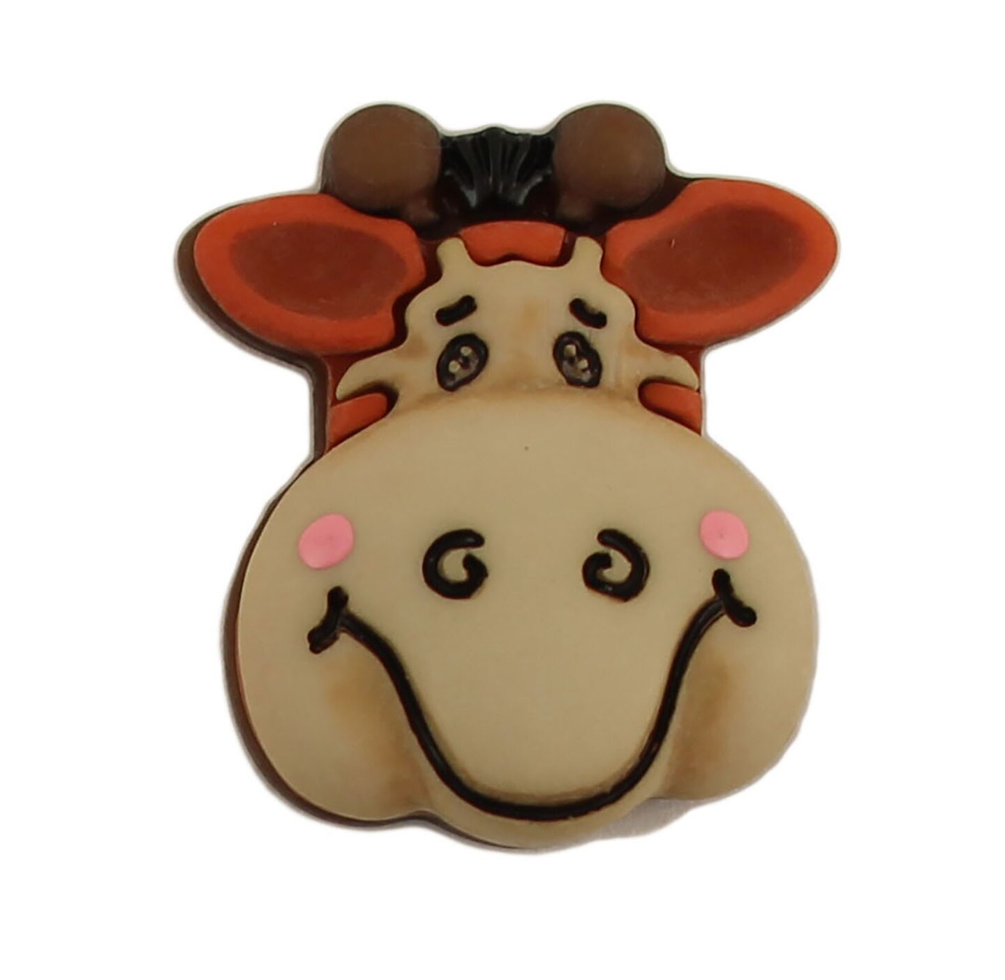 Buttons Galore and More 3D Bulk Buttons - Gertrude the Giraffe - 25 Buttons