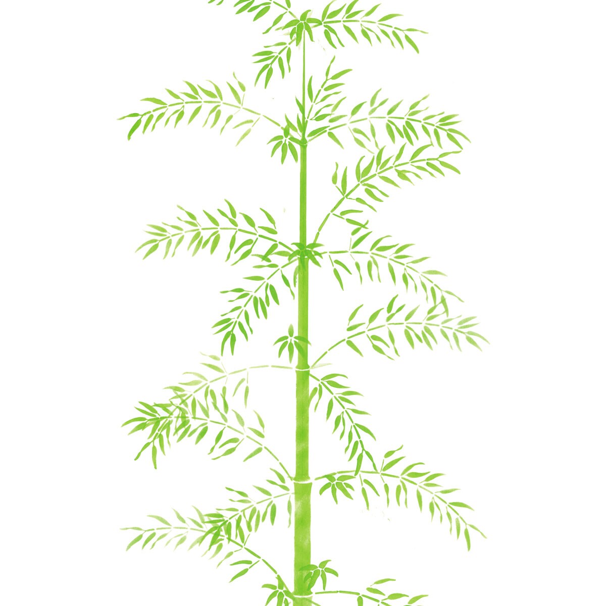 Large Bamboo Tree Wall Stencil | 1828 by Designer Stencils | Animal &#x26; Nature Stencils | Reusable Art Craft Stencils for Painting on Walls, Canvas, Wood | Reusable Plastic Paint Stencil for Home Makeover | Easy to Use &#x26; Clean Art Stencil
