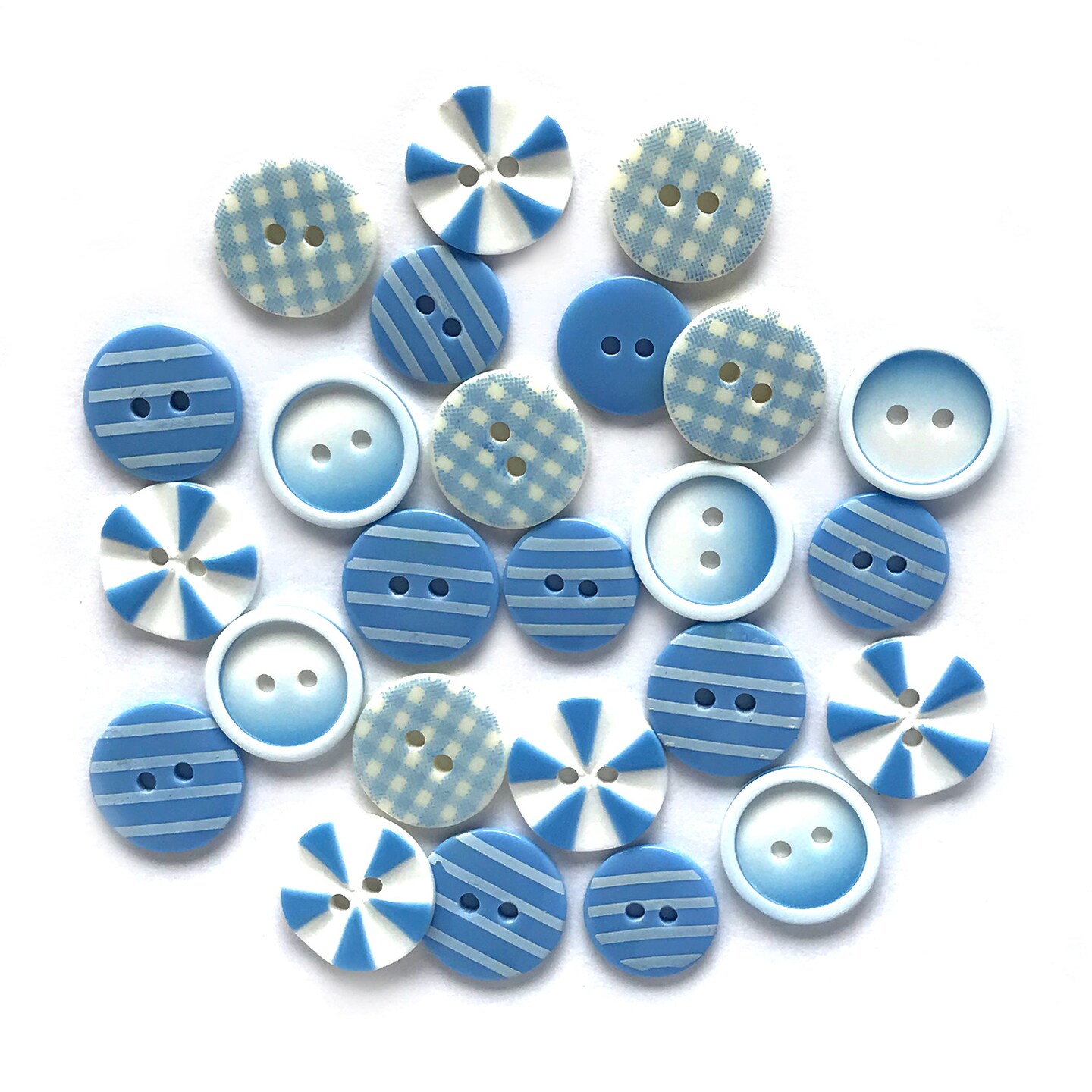 Buttons Galore and More Colorful Printed Buttons for Crafts & Sewing - 45 Buttons