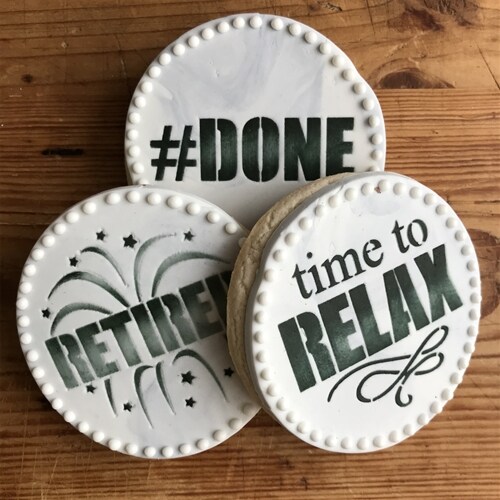 Retired Cookie Stencil Set | C1016 by Designer Stencils | Cookie Decorating Tools | Baking Stencils for Royal Icing, Airbrush, Dusting Powder | Reusable Plastic Food Grade Stencil for Cookies | Easy to Use &#x26; Clean Cookie Stencil